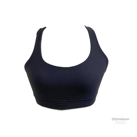 lululemon athletica Other - Lululemon Gray & Blue Mesh Bra Top 4 EUC